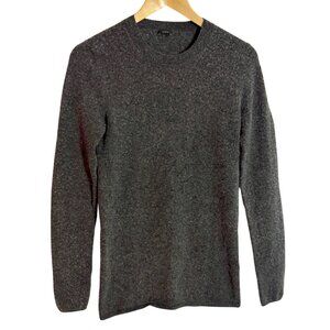 Joseph Luxurious Wool Cashmere Blend Crewneck Sweater Grey Women's Small